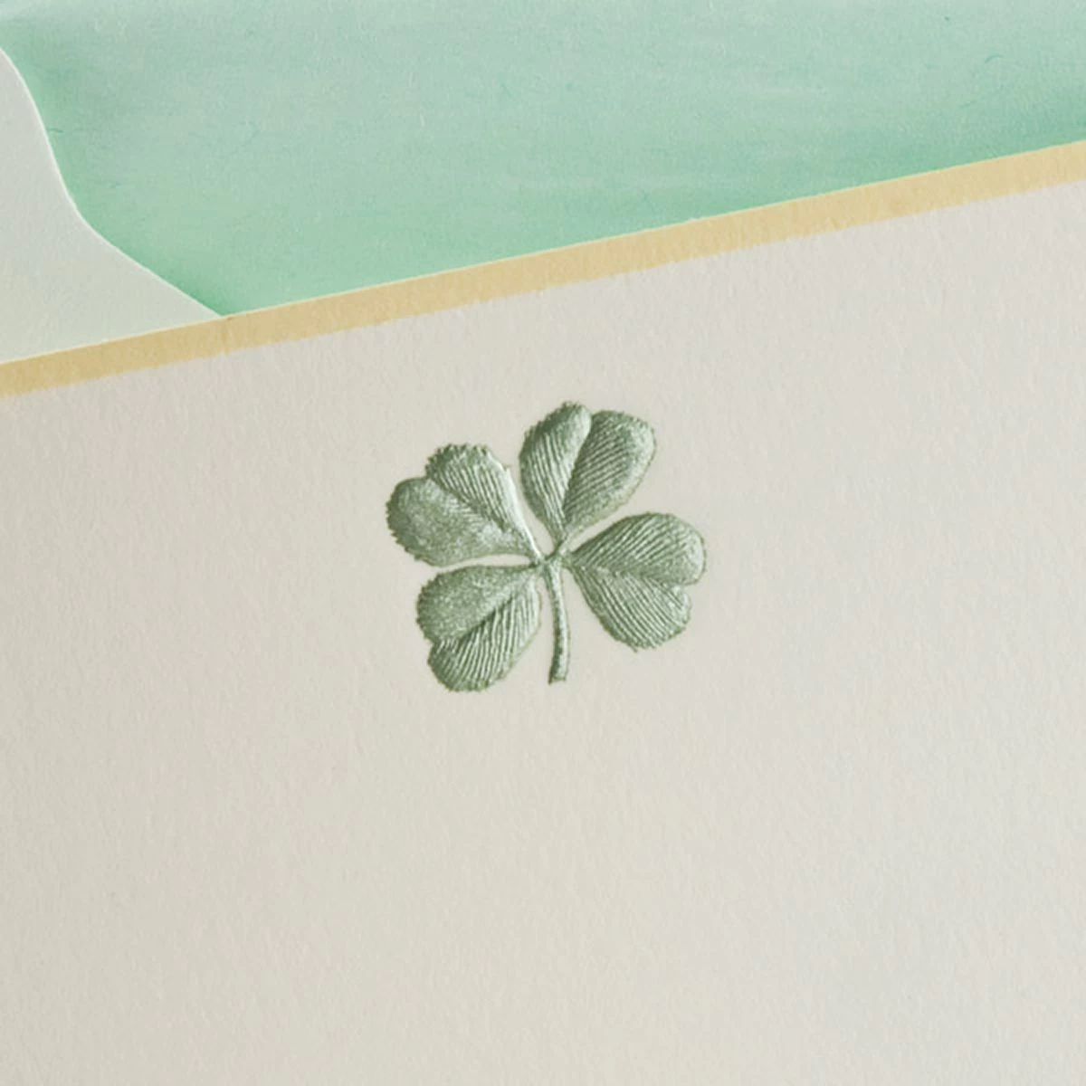 The Printery 4-Leaf Clover Boxed Note Cards - Image 2