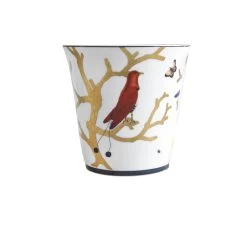 Bernardaud Aux Oiseaux Large Tumbler With Scented Candle