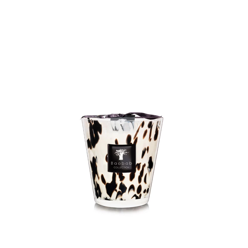 Baobab Pearls Black Candle Max 16