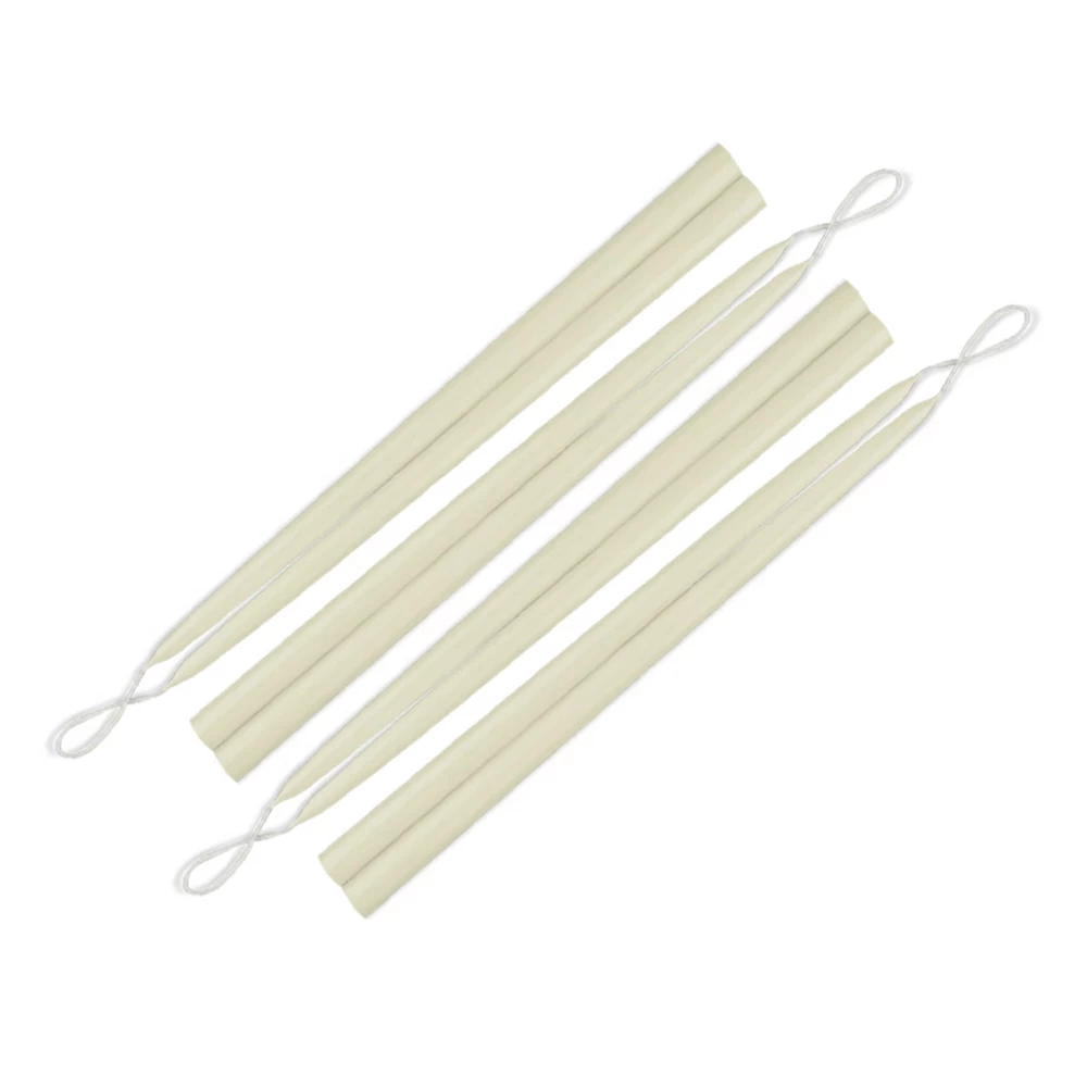 Ivory Thin 12β³ Taper Candles β Box Of 8
