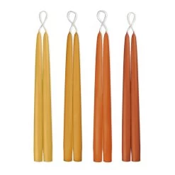 Taper Candles, 12 Inch Yellows & Oranges