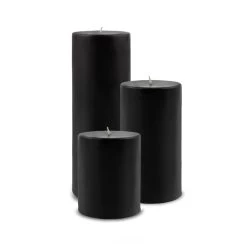 Pillar Candles Black