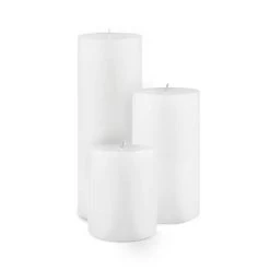 Pillar Candles White