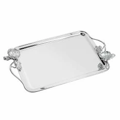 Christofle Anemone Belle Epoque Rectangular Tray