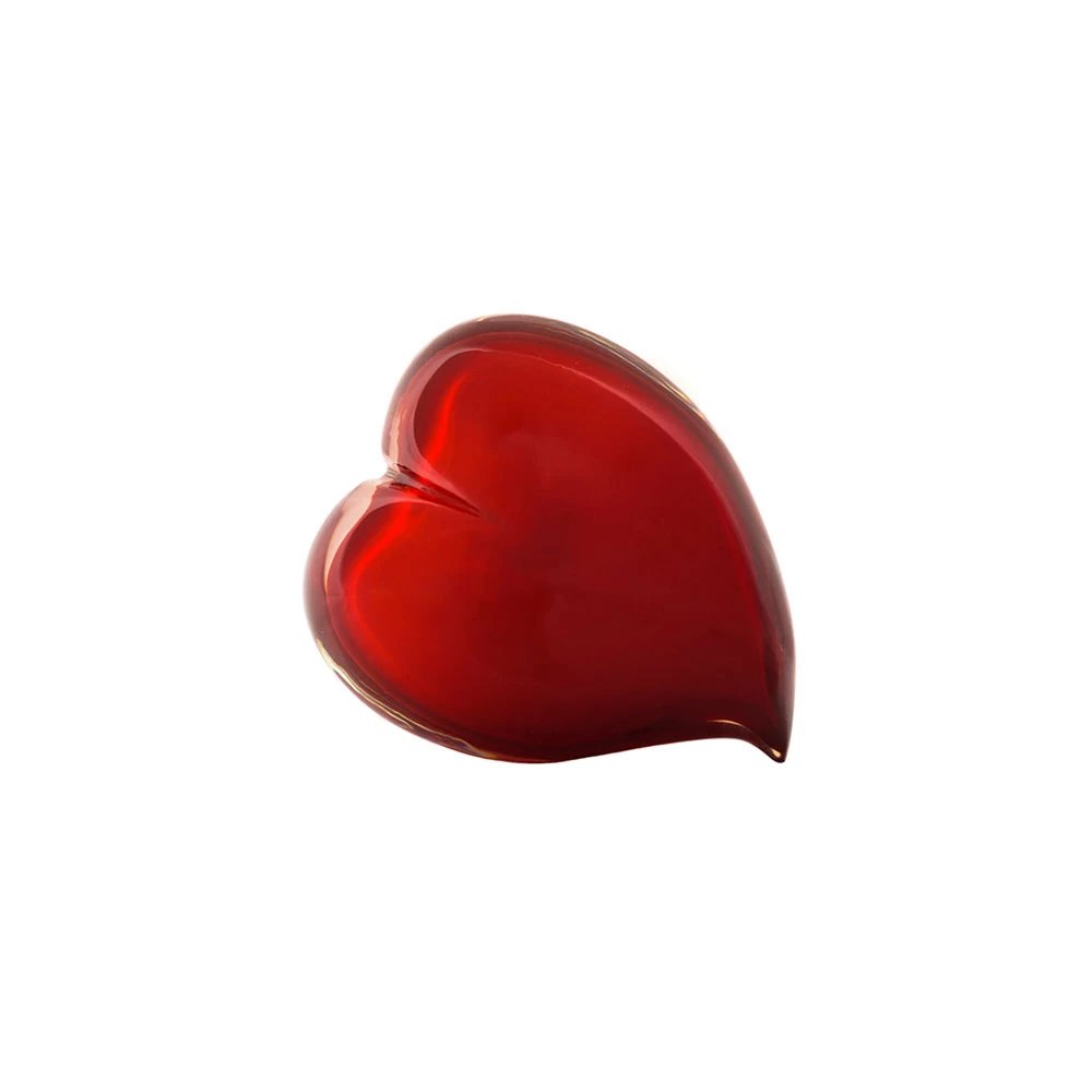 Giberto Red Amore Heart Paperweight