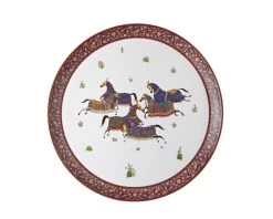 Hermès Hermes Cheval D’Orient Large Round Tray