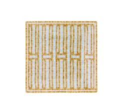 Hermès Hermes Mosaique Au 24 Gold Square Plate No.2