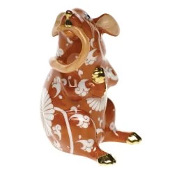Herend Chinese Zodiac Mouse Eating Tail