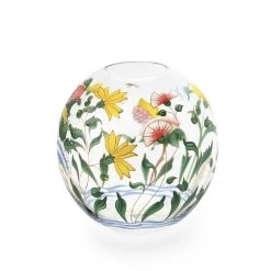 Lobmeyr Oriental Vase With Chinese Flowers