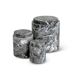 Michaël Verheyden Containers In Grigio Antico Venato Marble