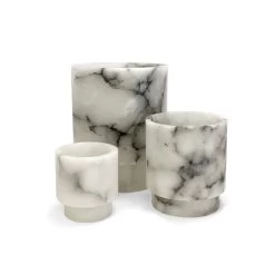 Michaël Verheyden T-Lights In Grey Alabaster