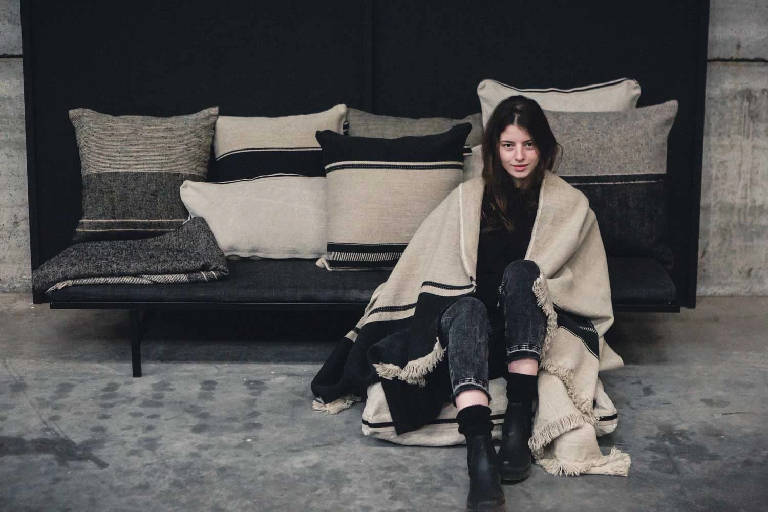 Libeco Marshall Throw Multi Stripe - Image 5