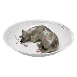 Nymphenburg Bowl With Dog