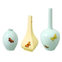 Nymphenburg Butterfly Vases