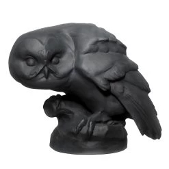 Nymphenburg Owl In Black Bisque