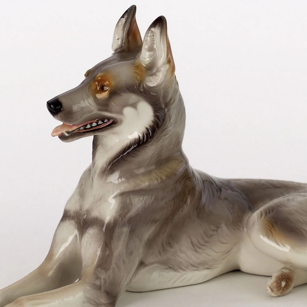 Nymphenburg Porcelain German Shepherd - Image 2