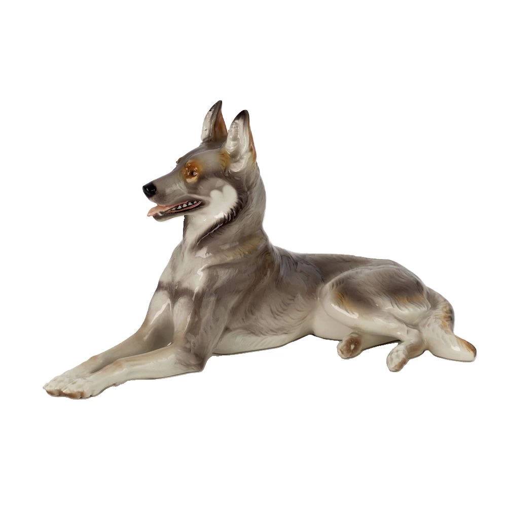 Nymphenburg Porcelain German Shepherd