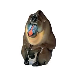 Nymphenburg Porcelain Mandrill Painted