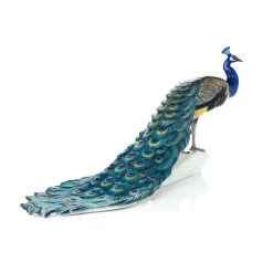 Nymphenburg Porcelain Peacock Painted