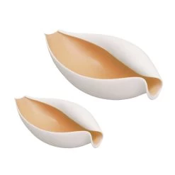 Nymphenburg Volute Bowls Shell Pink