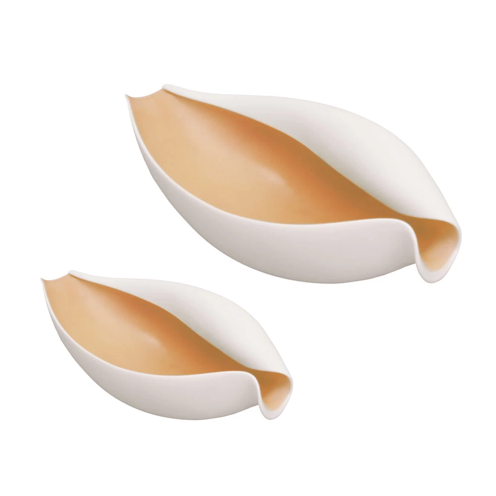 Nymphenburg Volute Bowls Shell Pink