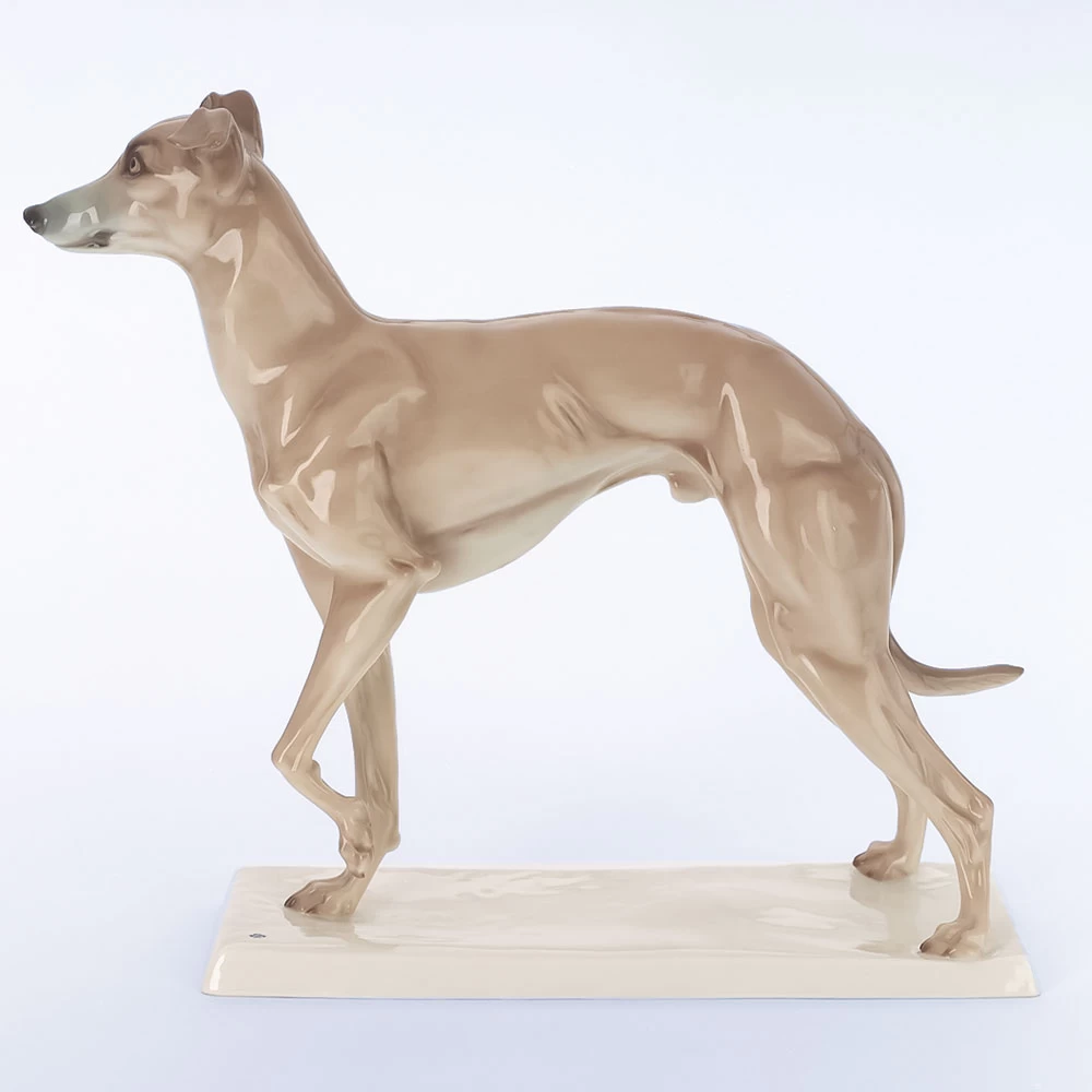 Nymphenburg Whippet Dog Painted - Image 2
