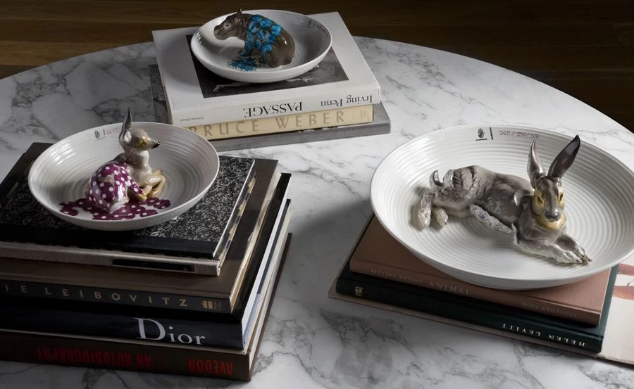 Nymphenburg Bowl With Hippopotamus - Image 3