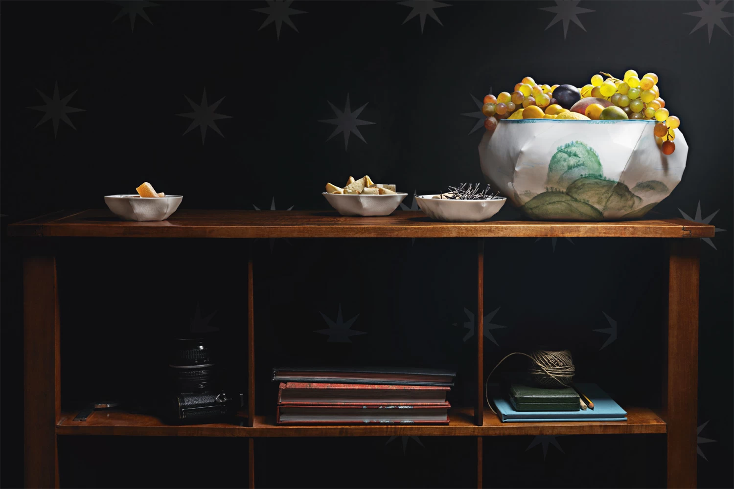 Nymphenburg Lightscape Extra Large Bowl Painted - Image 5