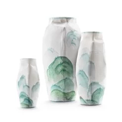 Nymphenburg Lightscape Painted Vases