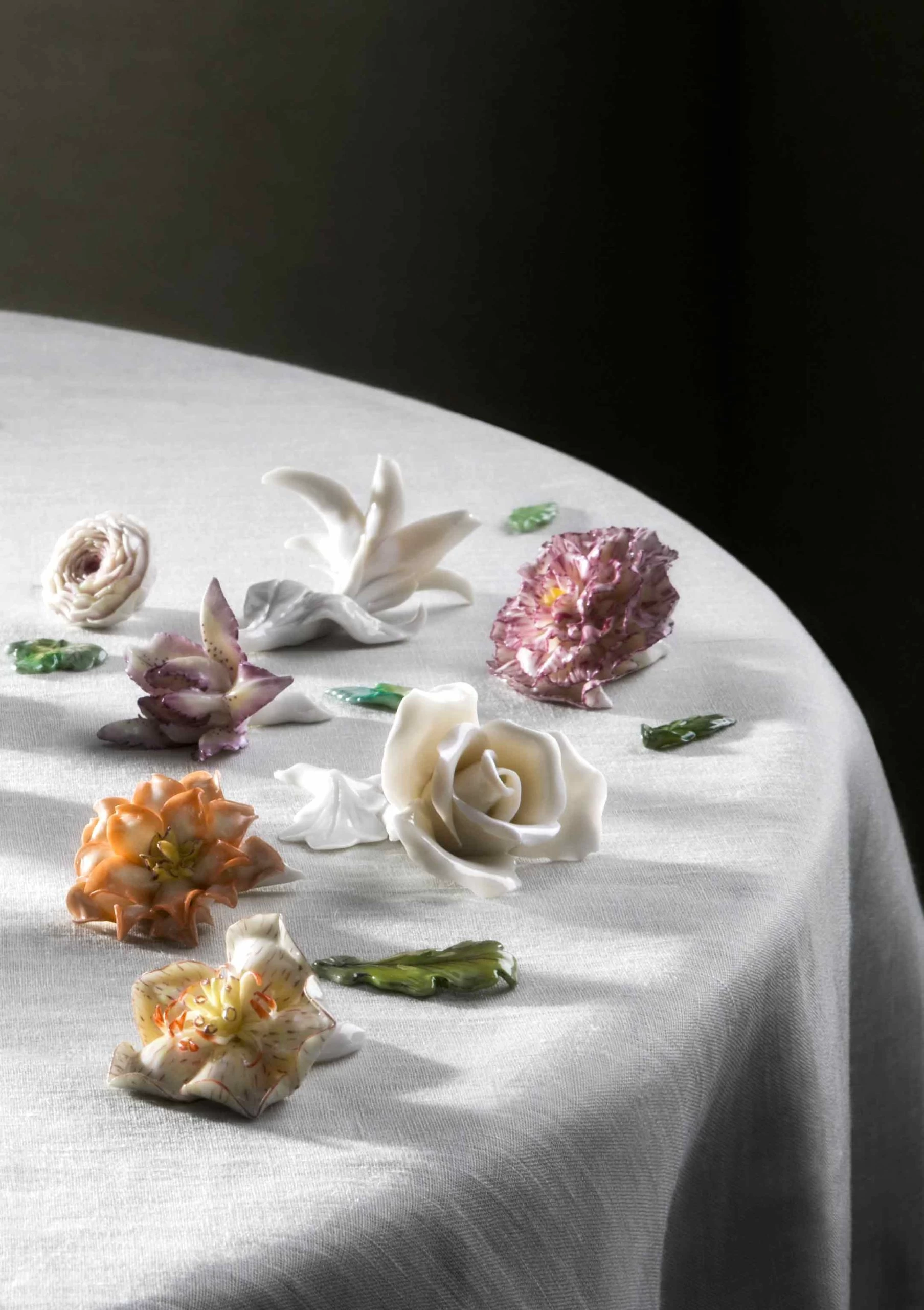 Nymphenburg Table Flowers: Peony Painted - Image 3