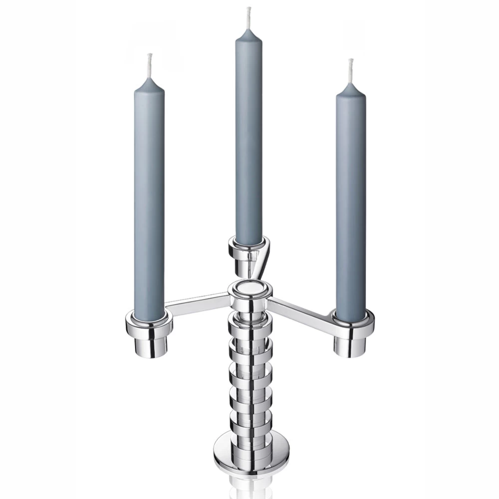 Puiforcat Ruban Three-Light Candelabra