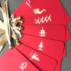 The Printery Venetian Red Gift Tags