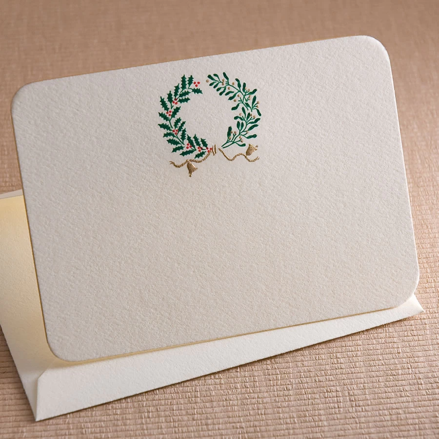 The Printery Holly Mistletoe Gift Enclosure Cards