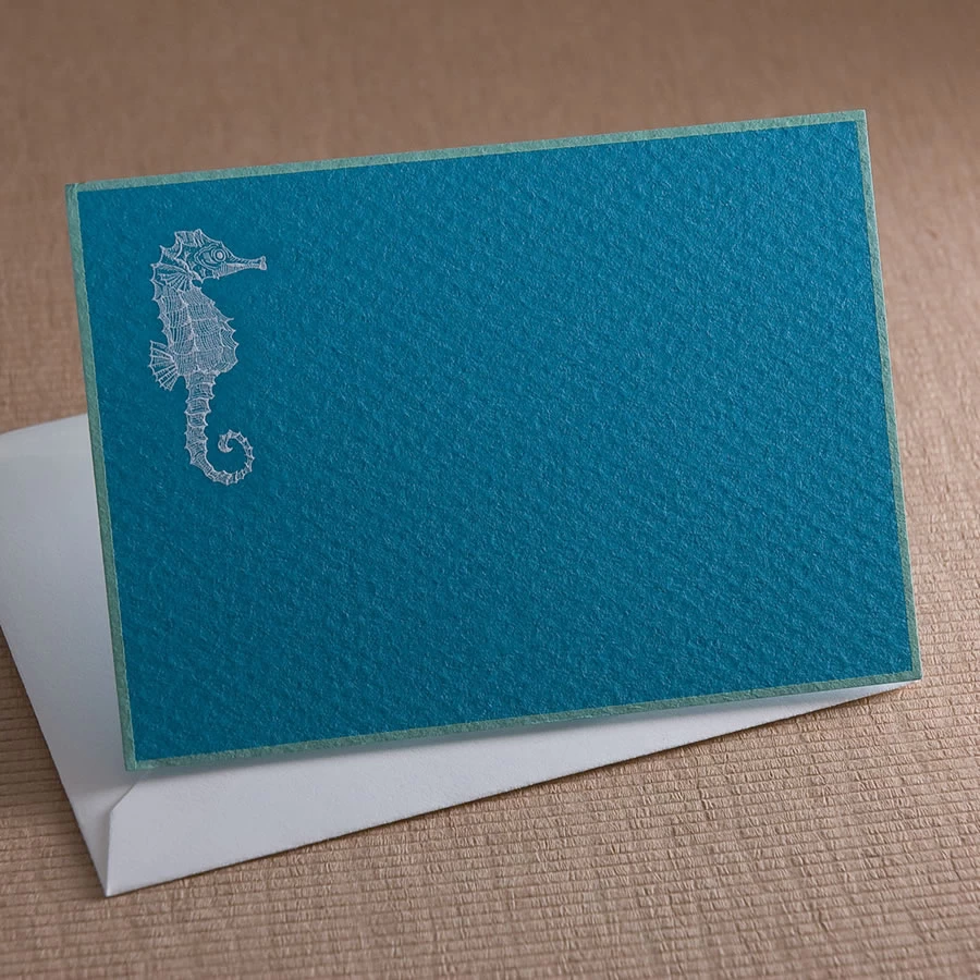 The Printery Seahorse Gift Enclosure Cards