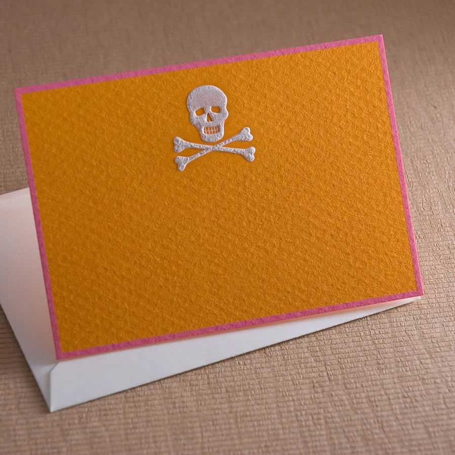The Printery Skull & Crossbones Gift Enclosure Cards
