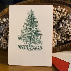 The Printery Holiday Card Old-Fashioned Tree