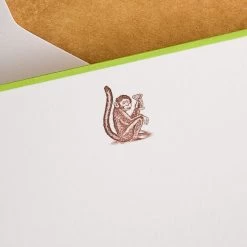 The Printery Gin Monkey Boxed Note Cards