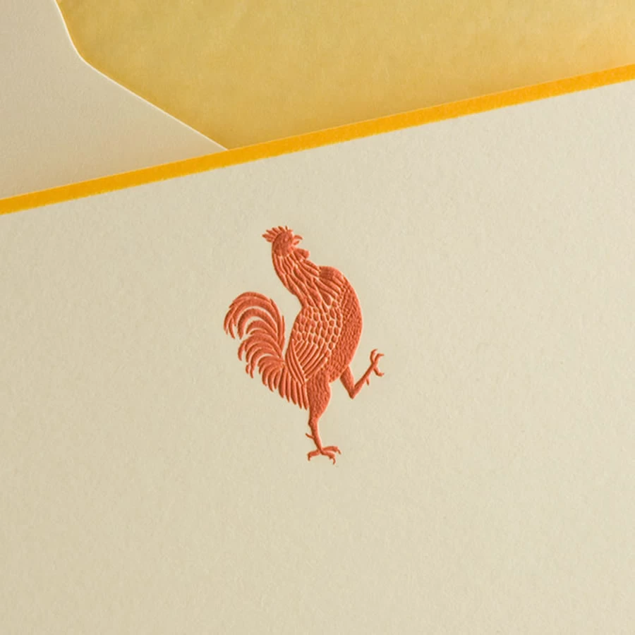 The Printery Rooster Boxed Note Cards