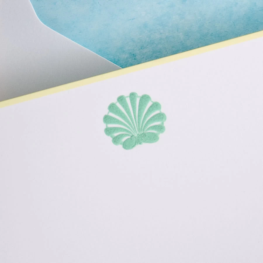 The Printery Scallop Shell Boxed Note Cards
