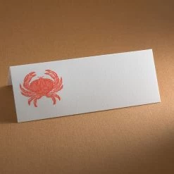 The Printery Crab Place Cards