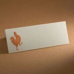 The Printery Rooster Place Cards