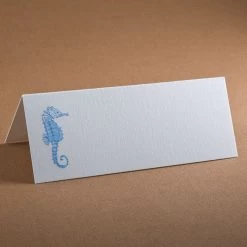 The Printery Seahorse Place Cards