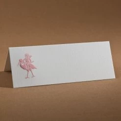 The Printery Pink Cherub & Stork Place Cards