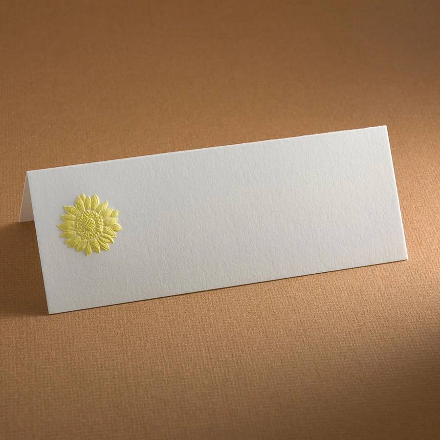 The Printery Sunflower Place Cards