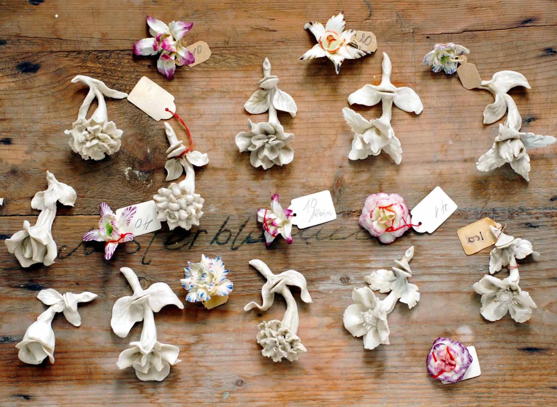 Nymphenburg Table Flowers: Peony Painted - Image 2