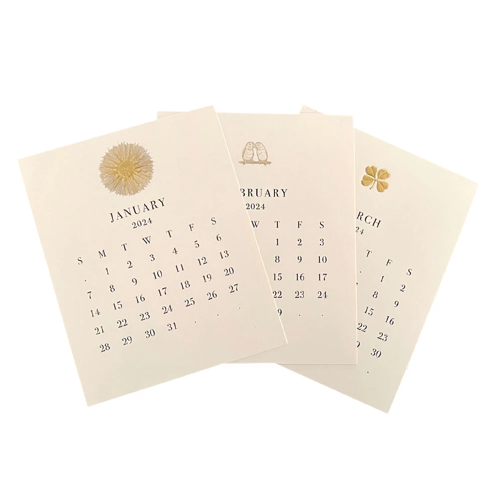 The Printery 2024 Calendar Refill Ecru