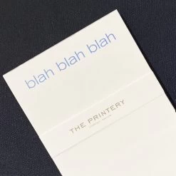 The Printery Blah Blah Blah Notepad