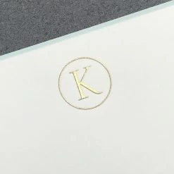 The Printery Initial Letter Boxed Note Cards