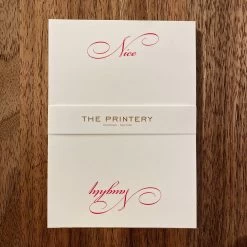 The Printery Naughty And Nice Notepad