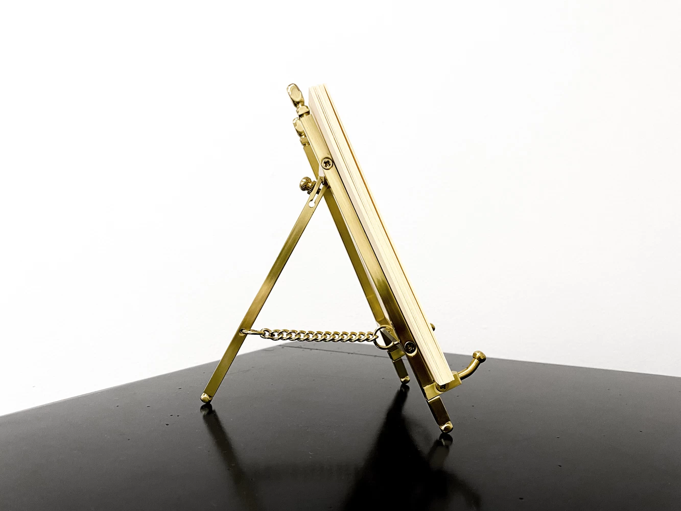 The Printery 2024 Ecru Calendar With Brass Easel - Image 3